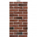 ПВХ панель (ВЕК) «Кирпич Бордо» матовый 2700*500*9мм