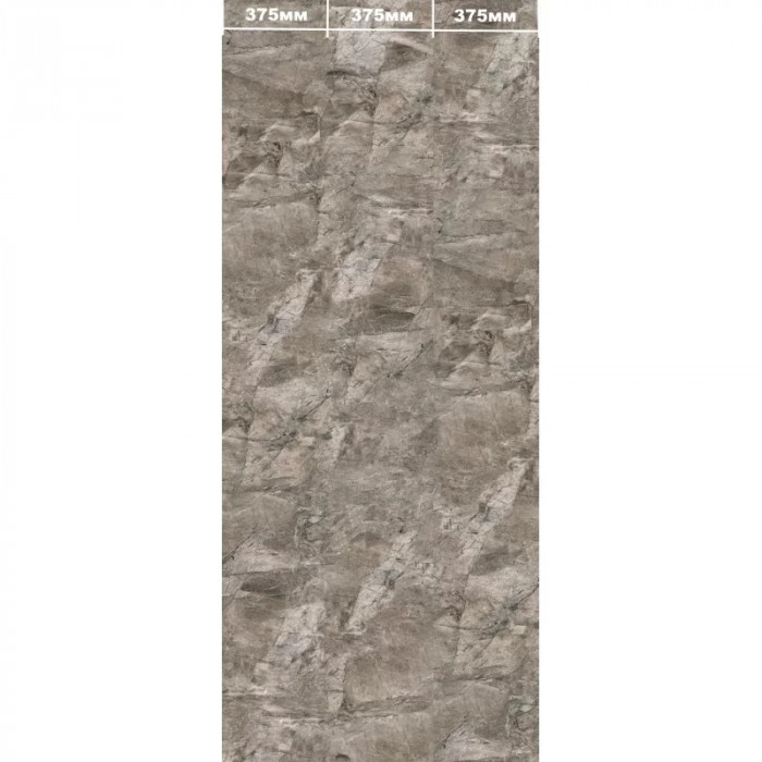 ПВХ панель (ВЕК) «Бергамо шоко» ламинация бесшовная 370*2700*9мм