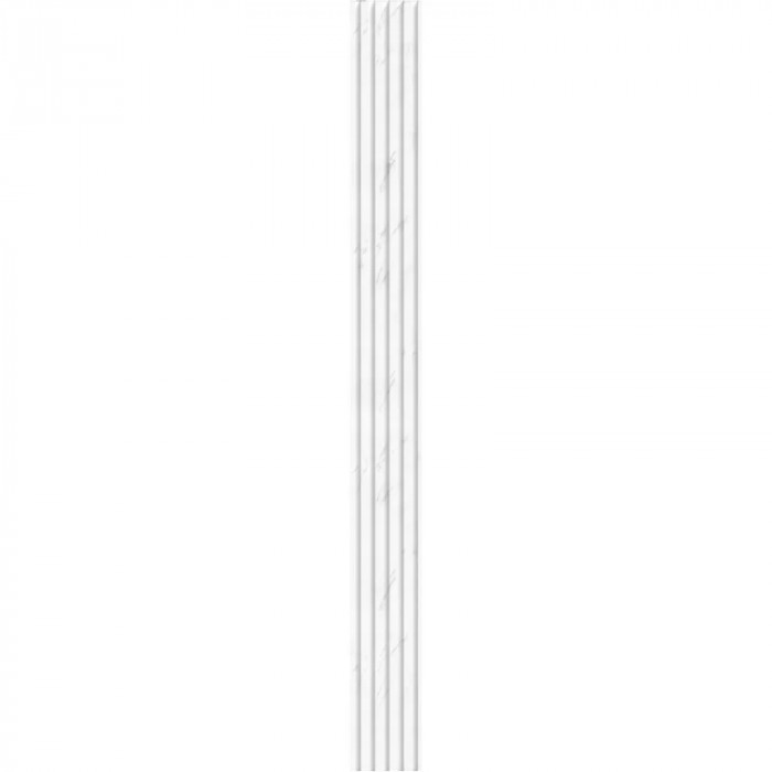 ПВХ панель (ВЕК) «Рейка Облако серое» глянец 2700*250*9мм