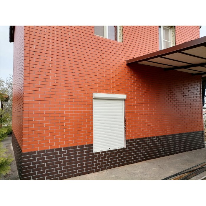    Фасадная полипропиленовая панель «Клинкерный кирпич» 0.968м*0.390м (Grand Line) Все цвета