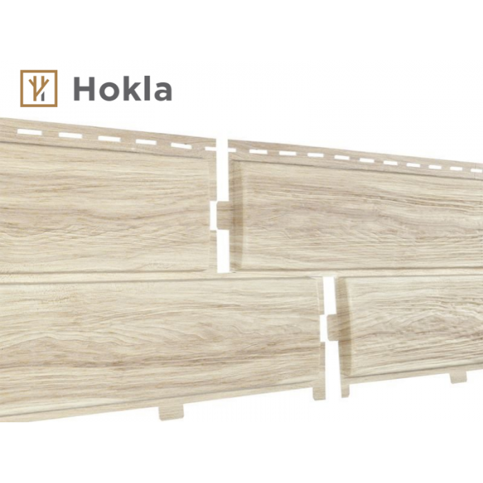  Фасадная панель (фасайдинг) Hokla «Лиственница» 2.0м*0.250м (U-plast)
