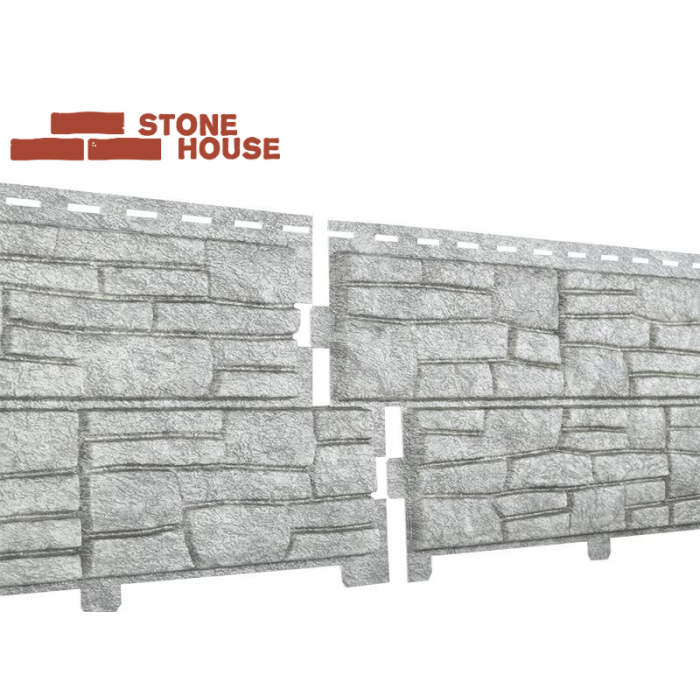  Фасадная панель (фасайдинг) Stone House «Сланец» 2.0м*0.225м (U-plast)