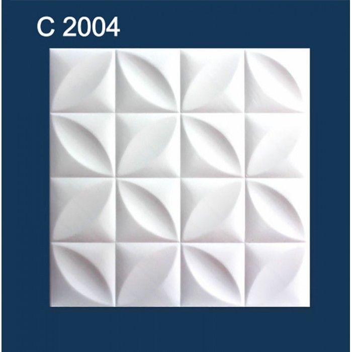   Плитка потолочная «С2004» 0.5м*0.5м (SOLID) 8шт\2м²